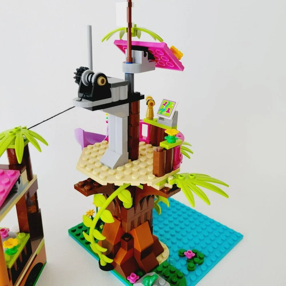 Lego Friends Jungle Rescue Base, NOT Assembled, Some Missing Pieces